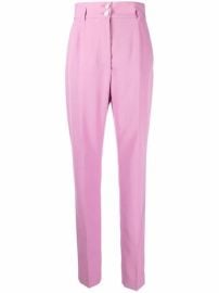 Shop Dolce amp Gabbana cropped tailored trousers with Express Delivery - at Farfetch