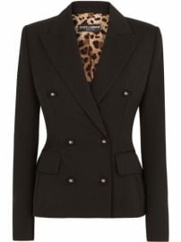 Shop Dolce amp Gabbana double breasted blazer with Express Delivery - at Farfetch