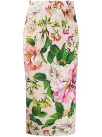 Shop Dolce amp Gabbana floral pencil skirt with Express Delivery - at Farfetch