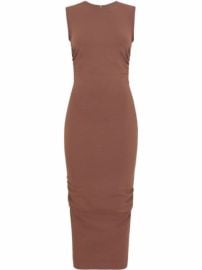 Shop Dolce amp Gabbana ruched mid-length dress with Express Delivery - at Farfetch