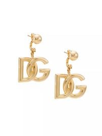 Shop DolceGabbana Goldtone Monogram Ear Jackets at Saks Fifth Avenue