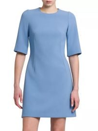 Shop DolceGabbana Wool Tailored Minidress at Saks Fifth Avenue