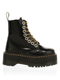 Shop Dr Martens Jadon Max Leather Combat Boots at Saks Fifth Avenue