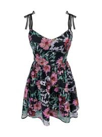 Shop Dress The Population Kaitrin Sequin Floral Sweetheart Minidress at Saks Fifth Avenue