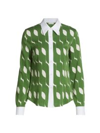 Shop Dries Van Noten Claudio Printed Silk-Blend Shirt at Saks Fifth Avenue