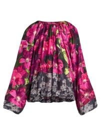 Shop Dries Van Noten Heras Floral Blouse at Saks Fifth Avenue