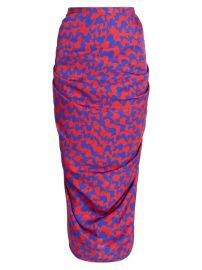 Shop Dries Van Noten Sonata Printed Gathered Midi-Skirt at Saks Fifth Avenue