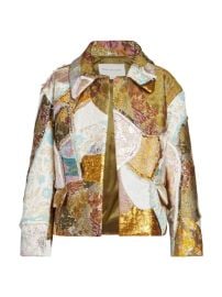 Shop Dries Van Noten Vondi Patchwork Brocade Jacket at Saks Fifth Avenue