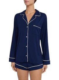 Shop Eberjey Gisele 2-Piece Piped Pajama Set at Saks Fifth Avenue