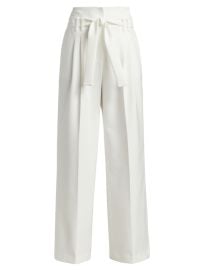 Shop Elie Tahari Crepe Wide Leg Trousers at Saks Fifth Avenue