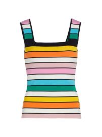 Shop Elie Tahari Mylah Striped Knit Tank at Saks Fifth Avenue