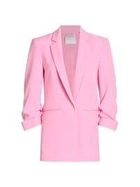 Shop Elie Tahari Stella Notched Open-Front Blazer at Saks Fifth Avenue