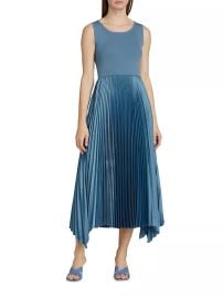 Shop Elie Tahari The Mave Mixed Media Dress at Saks Fifth Avenue