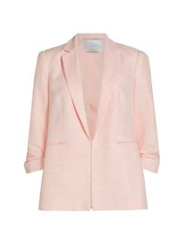 Shop Elie Tahari The Reese Linen-Blend Blazer at Saks Fifth Avenue