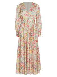 Shop Elie Tahari The Talia Floral Maxi Dress at Saks Fifth Avenue