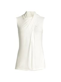 Shop Elie Tahari Twist Sleeveless Top at Saks Fifth Avenue