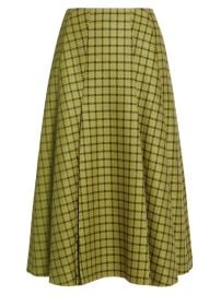 Shop Emilia Wickstead Kenzie Houndstooth Midi-Skirt at Saks Fifth Avenue