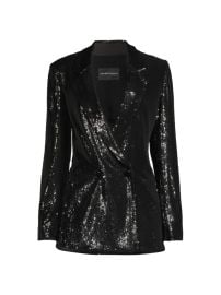 Shop Emporio Armani Paillette-Embroidered Blazer at Saks Fifth Avenue