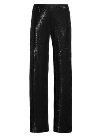 Shop Emporio Armani Straight-Leg Sequin Pants at Saks Fifth Avenue