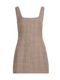 Shop Ena Pelly Elena Plaid Tailored Minidress at Saks Fifth Avenue