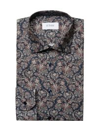 Shop Eton Slim-Fit Paisley Dress Shirt at Saks Fifth Avenue