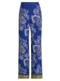 Shop Etro Bandana Wide-Leg Silk Pants at Saks Fifth Avenue