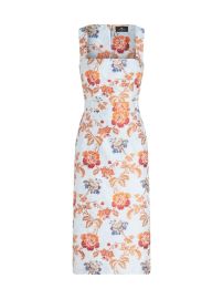 Shop Etro Floral Sleeveless Midi-Dress at Saks Fifth Avenue