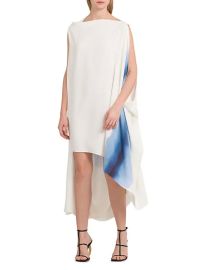 Shop FERRAGAMO Sleeveless Asymmetric Dress at Saks Fifth Avenue