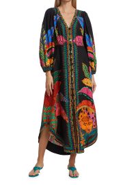 Shop Farm Rio Black Cool Leopards Maxi Dress at Saks Fifth Avenue