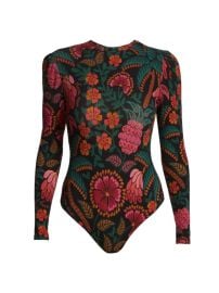 Shop Farm Rio Floral Long Sleeve Bodysuit at Saks Fifth Avenue