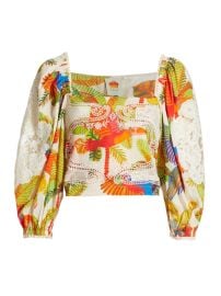 Shop Farm Rio Forest Birds Embroidered Blouse at Saks Fifth Avenue