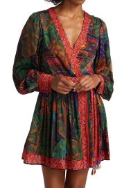 Shop Farm Rio Forest Tapestry Wrap Dress at Saks Fifth Avenue