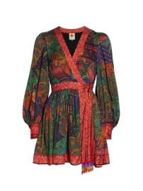 Shop Farm Rio Forest Tapestry Wrap Dress at Saks Fifth Avenue