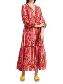 Shop Farm Rio Pineapple Jacquard Maxi Dress at Saks Fifth Avenue