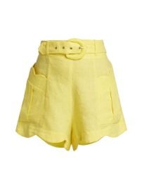 Shop Farm Rio Ruffled-Cuff Belted Shorts at Saks Fifth Avenue