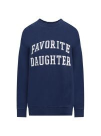 Shop Favorite Daughter Collegiate Oversized Logo Cotton-Blend Sweatshirt at Saks Fifth Avenue