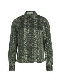 Shop Favorite Daughter Take Me Seriously Snakeskin Shirt at Saks Fifth Avenue