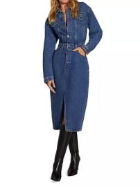 Shop Favorite Daughter The City Denim Shirtdress at Saks Fifth Avenue