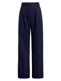 Shop Favorite Daughter The Favorite Pinstriped Wide-Leg Pants at Saks Fifth Avenue