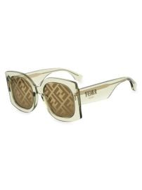 Shop Fendi 53MM Oversized Square Logo Sunglasses at Saks Fifth Avenue