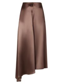 Shop Fendi Asymmetrical Satin Skirt at Saks Fifth Avenue