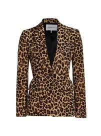 Shop Frame Classic Cheetah-Print Blazer at Saks Fifth Avenue