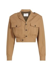 Shop Frame Cropped Utility Jacket at Saks Fifth Avenue