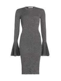 Shop Frame Godet Lurex Body-Con Dress at Saks Fifth Avenue