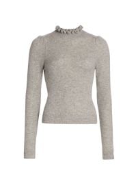 Shop Frame Josefine Ruffleneck Sweater at Saks Fifth Avenue