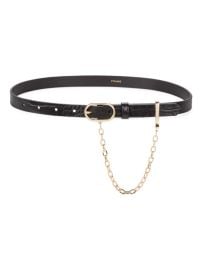 Shop Frame Le Petit Oval Buckle Belt with Chain at Saks Fifth Avenue