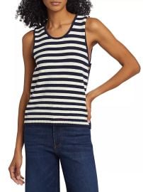 Shop Frame Mariner Striped Sweater Tank Top at Saks Fifth Avenue