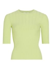 Shop Frame Mixed Rib-Knit Sweater at Saks Fifth Avenue