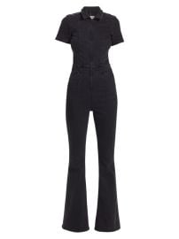 Shop Free People Jayde Twill Flare Jumpsuit at Saks Fifth Avenue