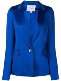 Shop Galvan single-breasted satin blazer with Express Delivery - at Farfetch